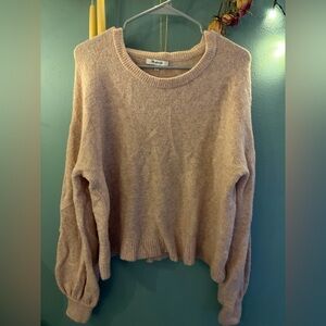 Madewell Soft Pink Crew Neck Sweater